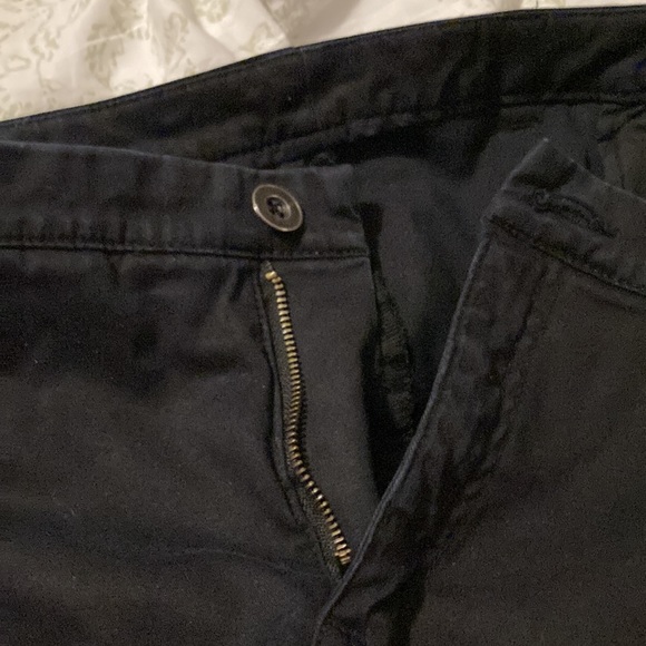 Black pants with cuff and straight leg - Picture 6 of 8